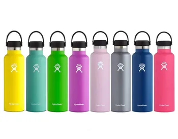 

21oz Stainless Steel Water Bottle Hydro Flask Outdoor Water Bottle Vacuum Insulated Wide Mouth Travel Portable Water Bottle