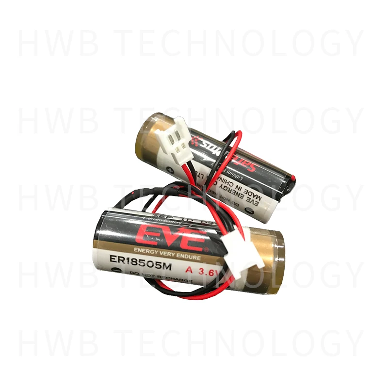 2 шт ER18505M ER18505 18505M 18505 литиевая батарея 3,6 V 3500mah PLC управление в литий-ионных батареях красный штекер батареи