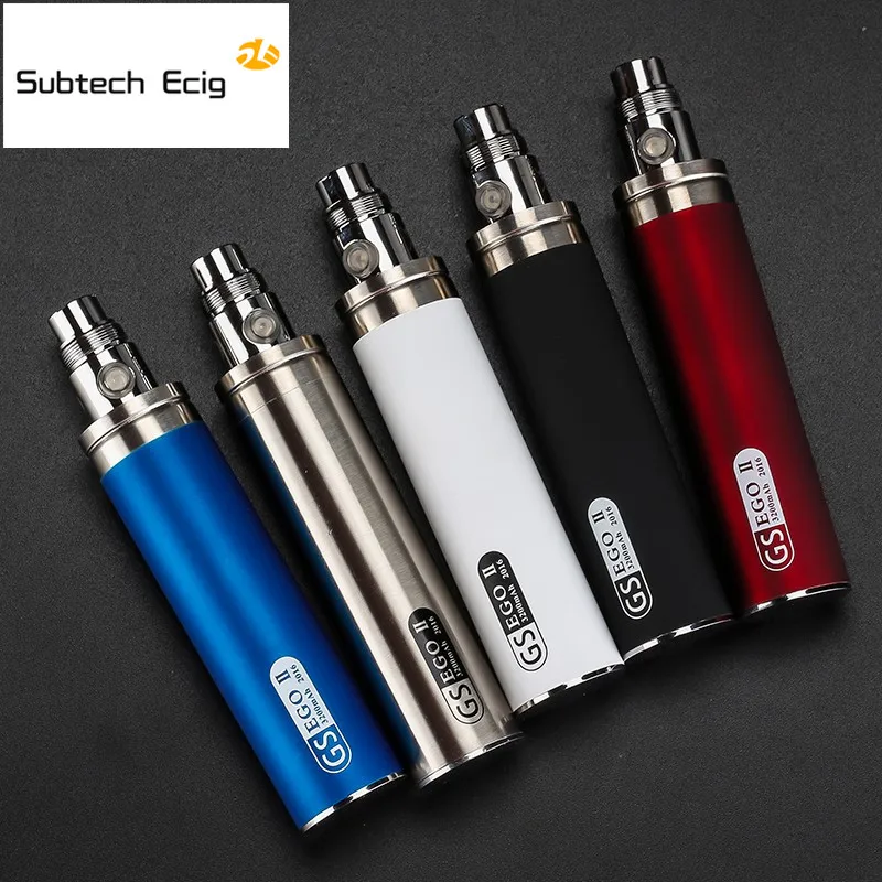 fashion e cigarette Original GS 3200mah EGO 2 Battery For ego II electronic cigarette 510 Thread Battery Multi Colors