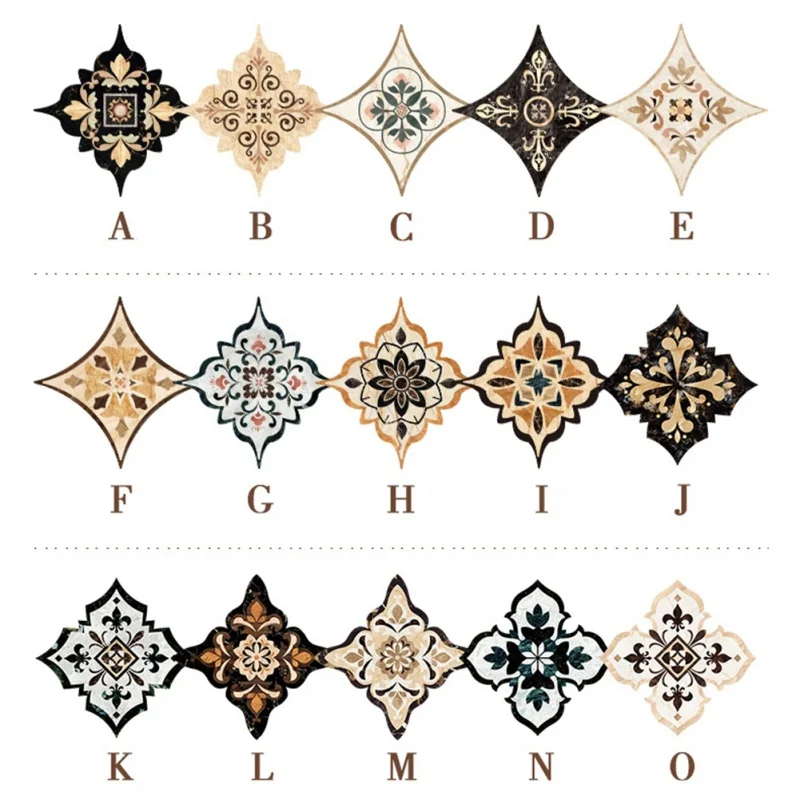 21 шт. диагональные наклейки для плитки водонепроницаемые носимые наклейки бытовые напольные диагональные наклейки для плитки