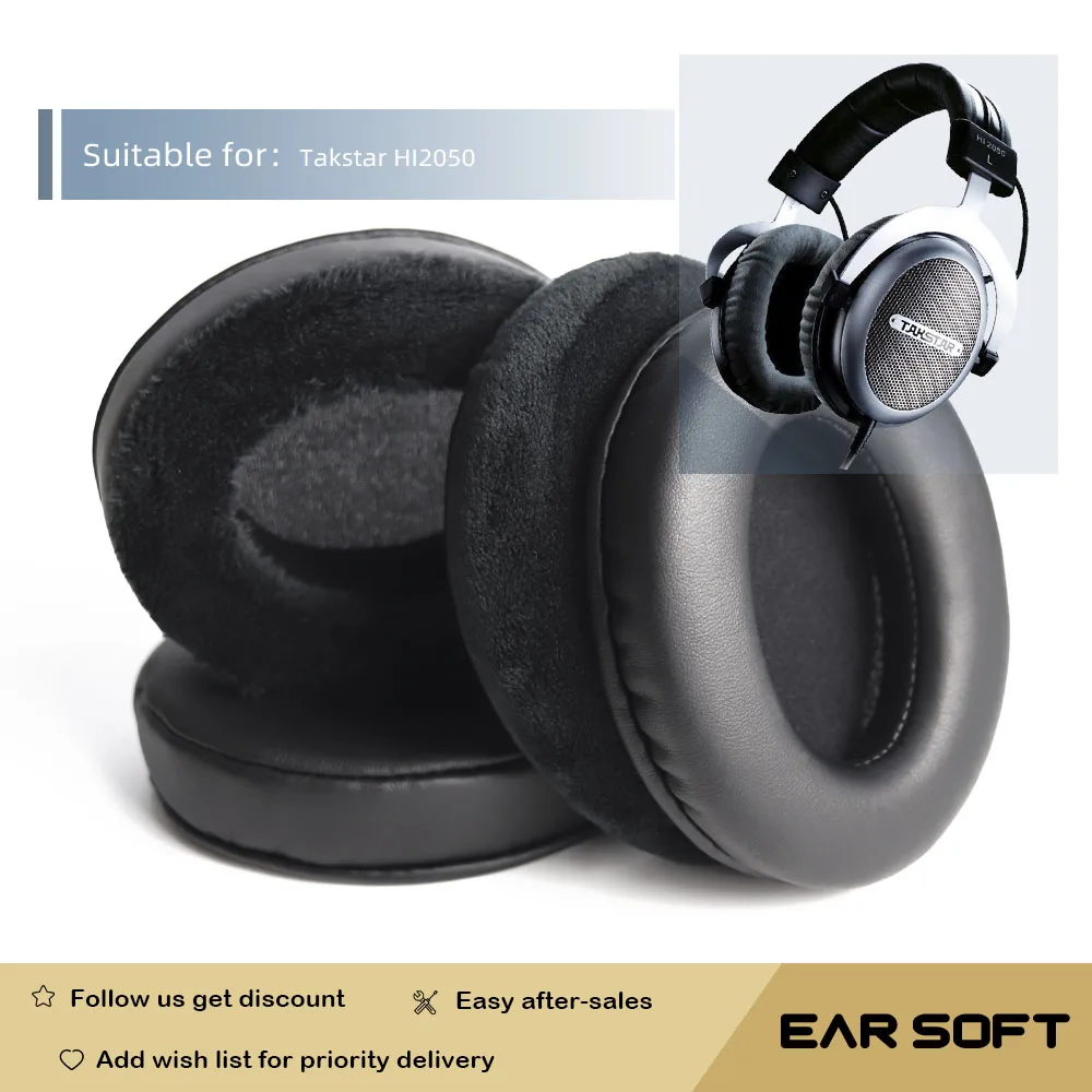 

Earsoft Replacement Ear Pads Cushions for Takstar HI2050 Headphones Earphones Earmuff Case Sleeve Accessories