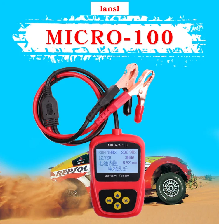 Automotive Battery Tester micro-10012v Battery Tester Battery Capacity Tester test meter digital display