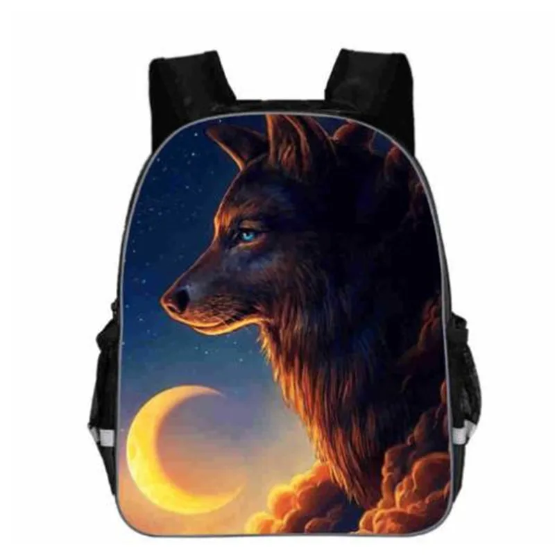 

Animal Wolf Backpack for Teenager Boys Girls Daypack Women Men Rucksack Children School Bags Students Backpack Kid Bookbag