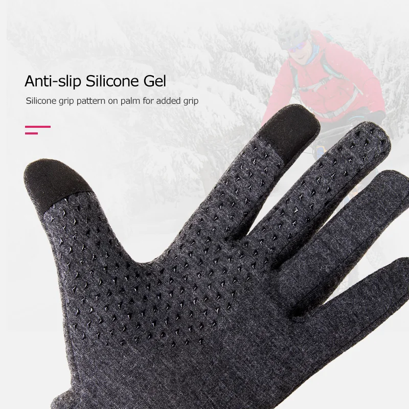 AONIJIE, мужские, женские спортивные перчатки для бега, для холодной погоды, ветрозащитные, с сенсорным экраном, зимние, уличные, перчатки для бега, лыжные, походные перчатки