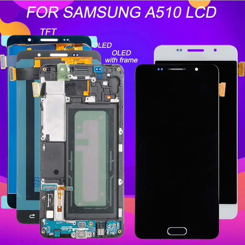 Dinamico продвижение для Samsung Galaxy A510 ЖК дисплей с сенсорным A510F A510M дисплей экран дигитайзер сборка A5 2016 дисплей|Экраны для мобильных телефонов| | АлиЭкспресс