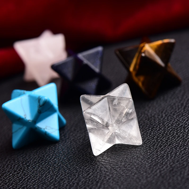 

Natural Crystal Stone Merkaba Star Sacred Geometry health Healing Stone meditation Study Room Home Decor Crafts Collection Gifts