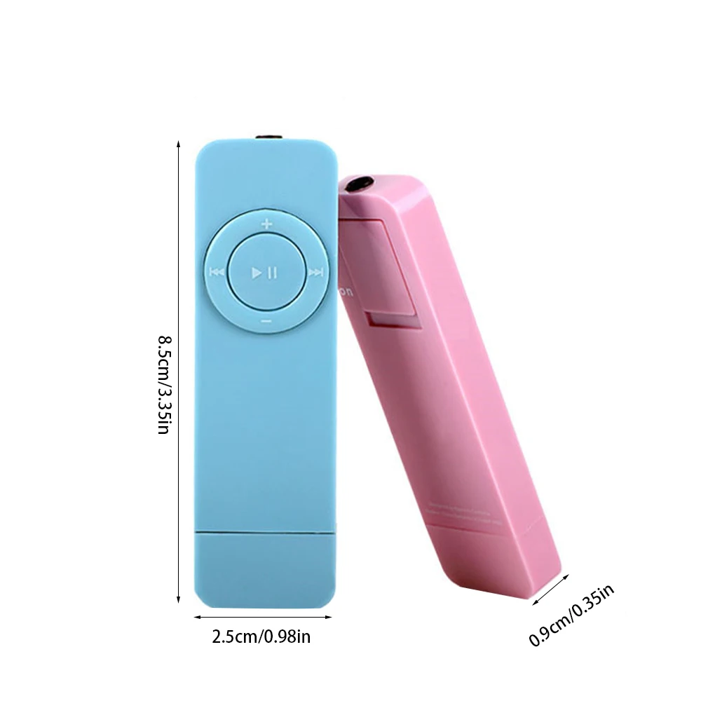 Portable Mini USB Flash LCD Digital MP3 Player Support Flash 64GB TF Card Slot Music Player FM Radio with earphone