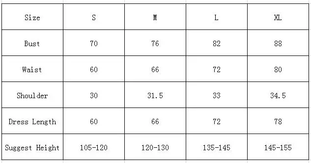 kid santa 5068 size chart