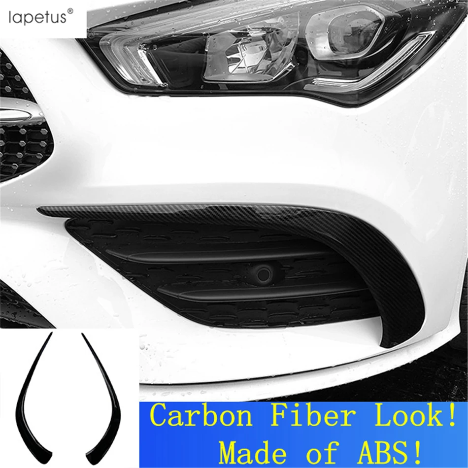 Front Fog Light Lamp Eyelid Cover Trim 2pcs For Mercedes Benz GLA X156 2014-2016 