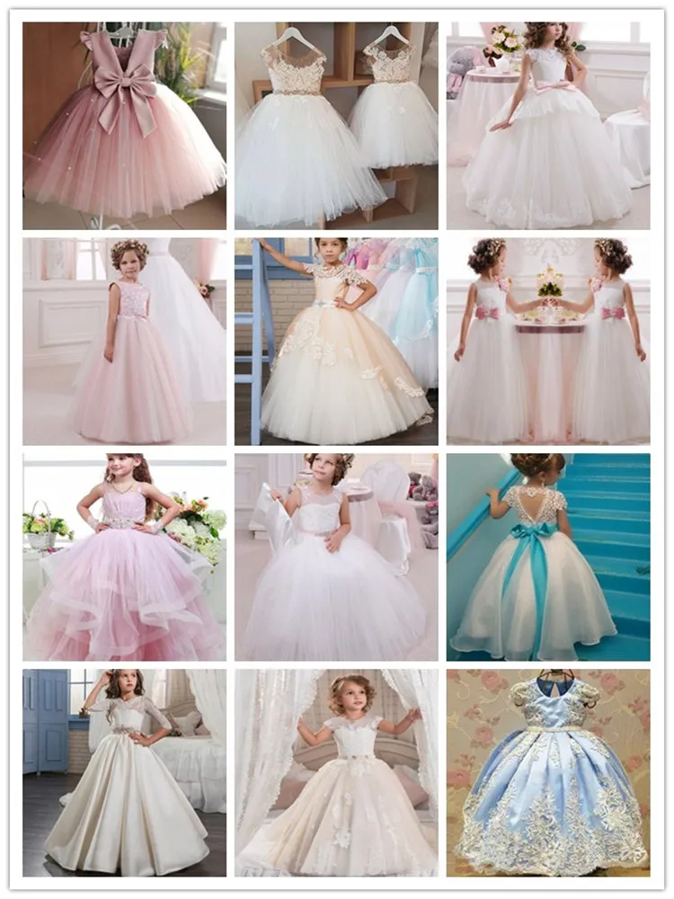 Платья для Святого Причастия; белые платья для девочек с цветочным узором для свадьбы; кружевное платье с аппликацией из бисера на заказ