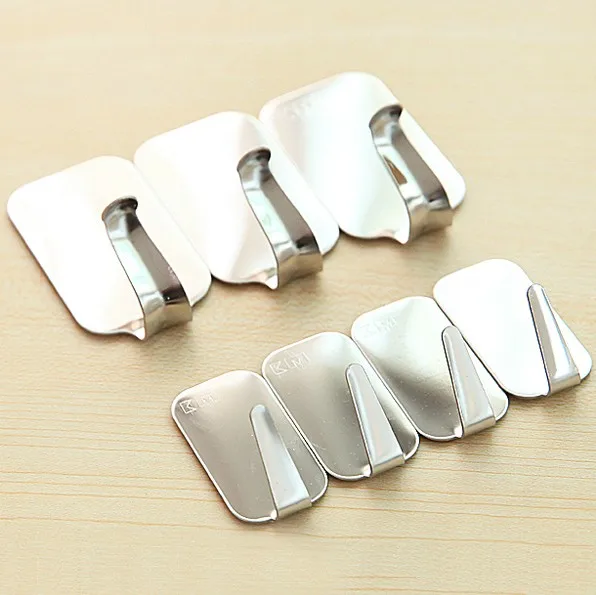 3pcs/set 2kg Self Adhesive Hooks Stick Hook Wall Door Hangers for Clothes Hats Bag Bathroom Kitchen Holder Hanger Tool|door hanger|hangers forstick