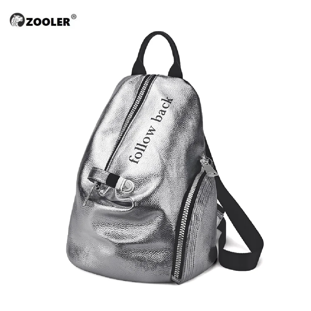 

ZOOLER Fashion Women PU Leather Shiny Backpack Bling Female Mochila Girls Glitter School Bags Shine Shoulder Bag Bookbag #FH200