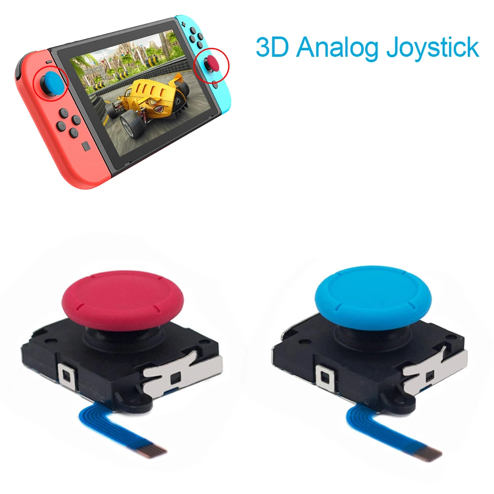 1Pc 3D Analog Sensor Stick Joystick Replacement For Nintend Switch Joycon Controller Handle Gaming Accessories Consoles