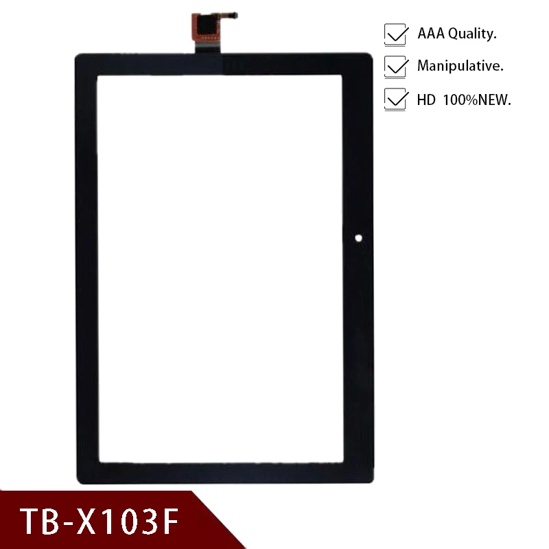 Оригинальный 10,1 дюймов для TB-X103F планшет емкостный сенсорный экран панель дигитайзер Стекло Замена Бесплатная доставка