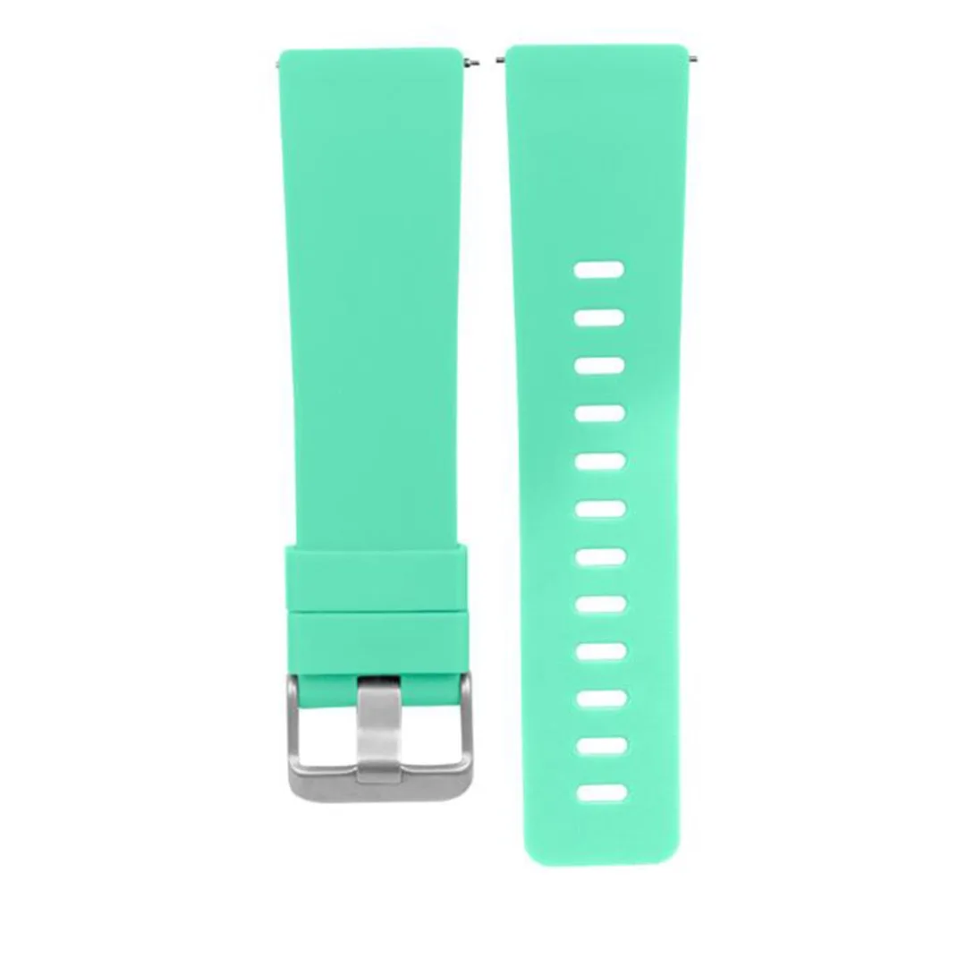 Мягкий силиконовый сменный мужской Т-образный Браслет для Fitbit Versa/Versa Lite Fitbit Watch, классический модный ремешок для мужчин - Цвет ремешка: Teal