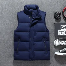 Зимний стиль мужской Молодежный пуховый жилет мужской толстый теплый жилет gai biao