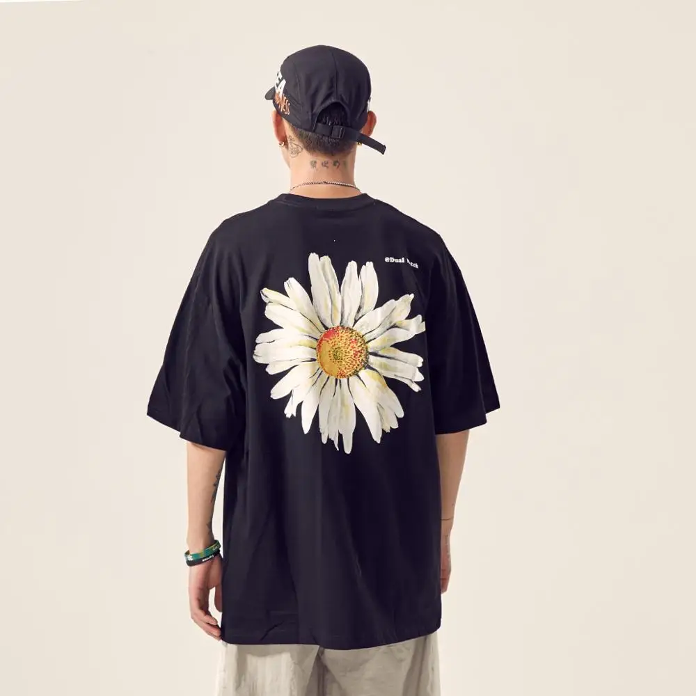 

iiDossan Flower Printed T shirts Men Funny Tshirt Women 3D Print Japan Harajuku Streetwear 2020 Hip Hop Casual Short Sleeve Tops