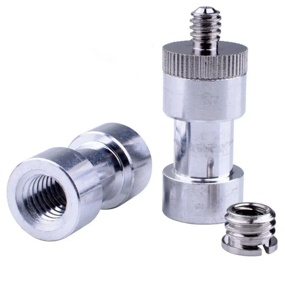 

3pcs/set Camera 1/4 3/8 Tripod Screw Adapter Flash Mount Light Stand Holder Converter