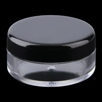 

5pcs/set Top Quality Cosmetic Empty Jar Pot Eyeshadow Makeup Face Cream Lip Balm Container Drop Shipping Wholesale