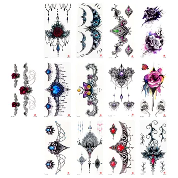 

13Pcs Decor Decals Chest Decals Women Decals for Gift Party Women