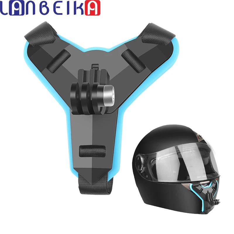 LANBEIKA мотоциклетный шлем передний подбородок кронштейн держатель штатив крепление для GoPro Hero 8 7 6 5 4 MIJIA Yi 4K SJCAM SJ9 Eken DJI OSMO