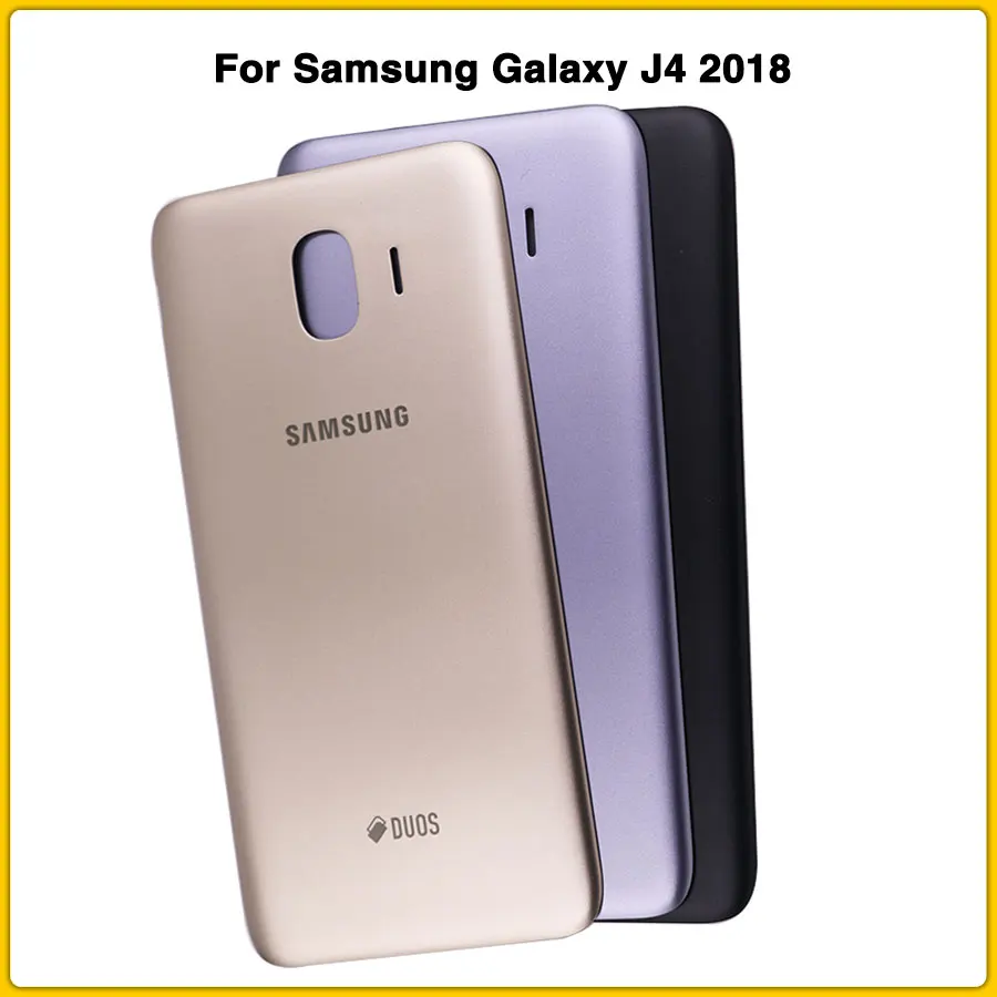 10 шт. J4 чехол для samsung Galaxy J4 SM-J400F J400F J400FN J400DS J400G корпус батареи задняя крышка двери задняя крышка