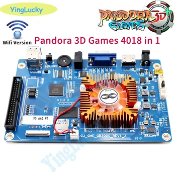 Pandora box Save function 3D wifi 4018 in 1 Retro Arcade Games PCB 160 * 3D games HDMI VGA output from motherboard support Ad