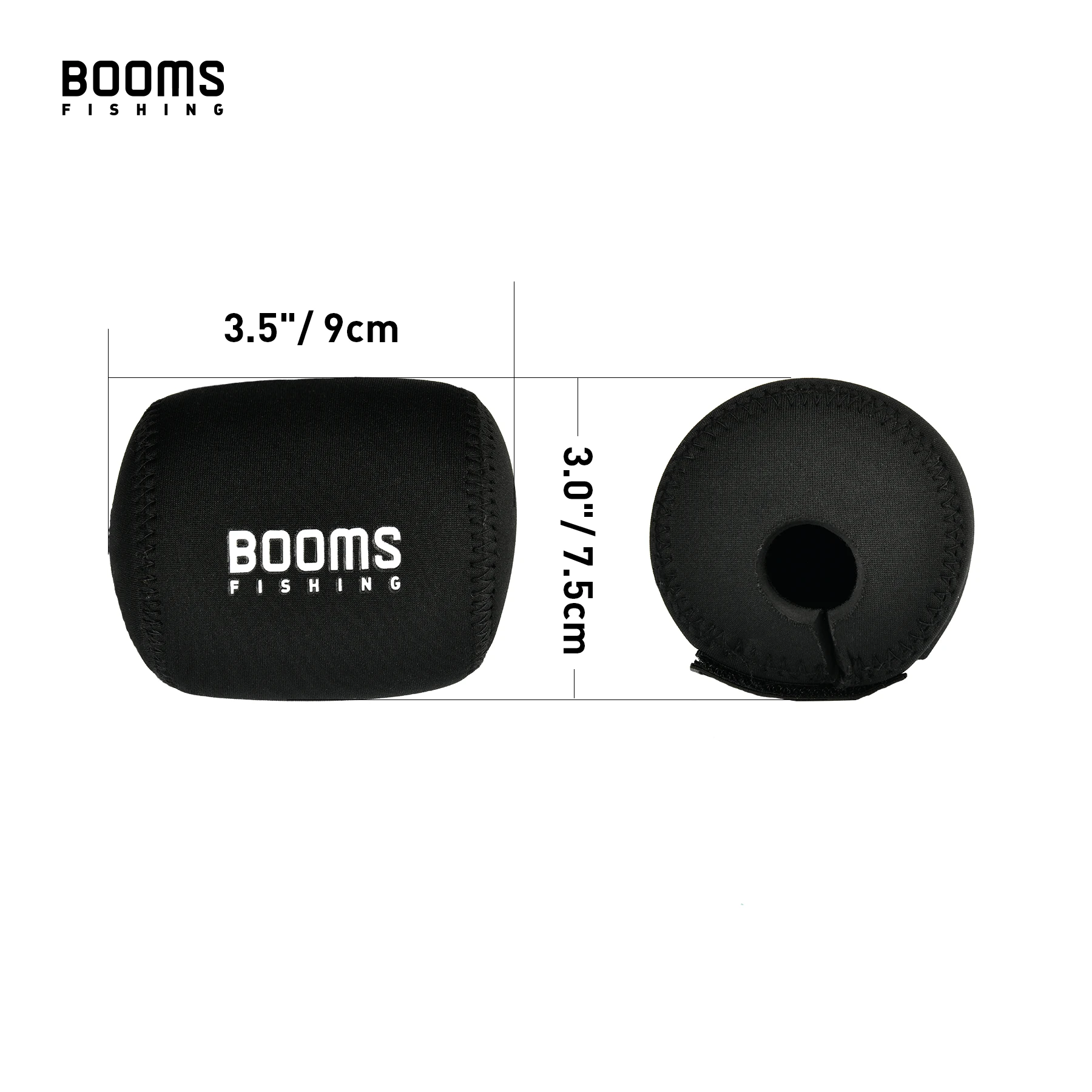 Booms Fishing RC1 Neoprene Reel Cover, Protect Baitcasting or Small Conventional Reel