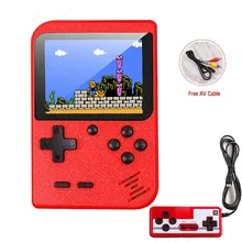 400 em 1 mini console retrô de mão, jogador de jogos 8 bits gameboy 3.0 Polegada cores lcd tela jogo box dois jogadores para crianças presente