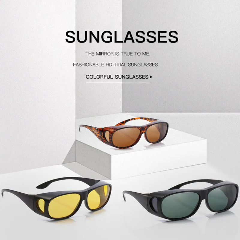 Мужские солнцезащитные очки для вождения с козырьком ночного видения, поляризованные солнцезащитные очки для мужчин, поляризационные очки, солнцезащитные очки для мужчин, желтые оттенки