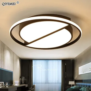 

white black LED Ceiling Lamp Modern with remote control Ceiling Light Living Room Kitchen Light Fixtures Indoor Lighting Ceiling