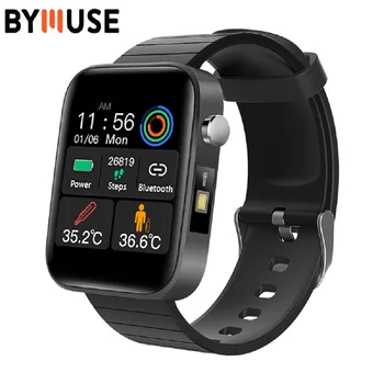 

BYMUSE T68 Men Women SmartWatch with Body Temperature Measure Sports Fitness Heart Rate Blood Pressure Oxygen Monitor Smartwatch
