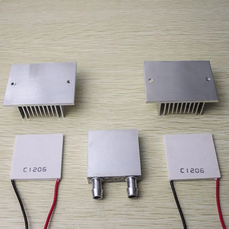DIY наборы термоэлектрический Пельтье холодильная система охлаждения водяного охлаждения+ вентилятор+ 2 шт TEC1-12706 охладители