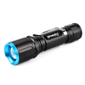 

Skywolfeye Telescopic Aluminum Alloy Flashlight LED 18650 Torch Hiking Camping Light