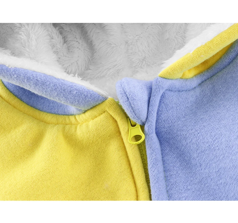 Коллекция года, зимняя одежда с капюшоном для новорожденных хлопковые ползунки для маленьких девочек, новая весенняя верхняя одежда, комбинезоны, комбинезон для мальчиков возрастом от 3 до 18 месяцев