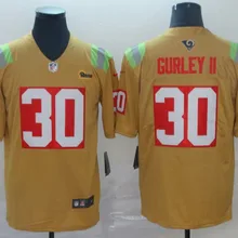 Stitiched, Los Angel Джаред Гофф, Eric, Todd garley II, Aaron Donald, Nick Foles Elite для мужчин rams Jersey