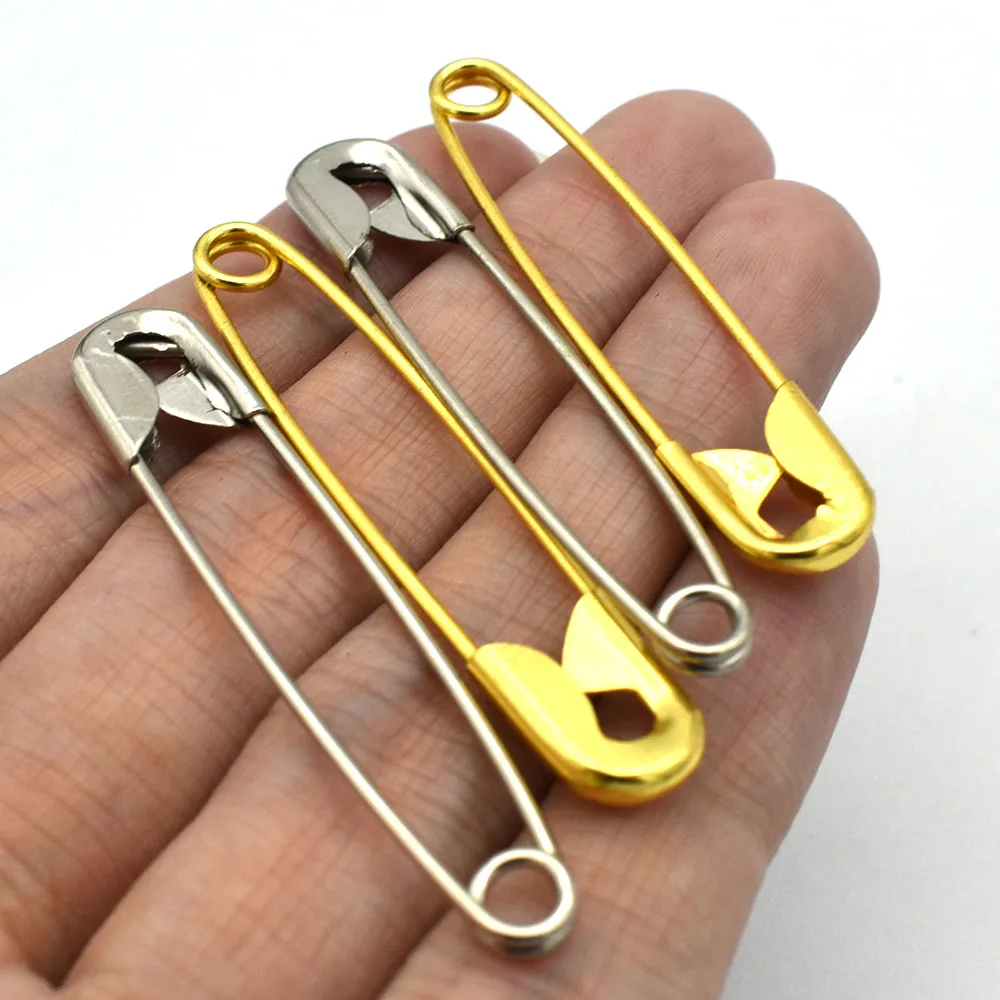50mm Silver Safety Pin Decorative Pins Sewing Safety Pins Garment Pins  Holder Brooch Pin Metal Pins Brooch Safety Pins -20pcs - AliExpress