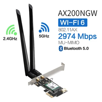 

Wi-Fi 6 NIC Antenna Bluetooth cable Intel AX200NGW 2.4Gbps Wireless BT-5.0