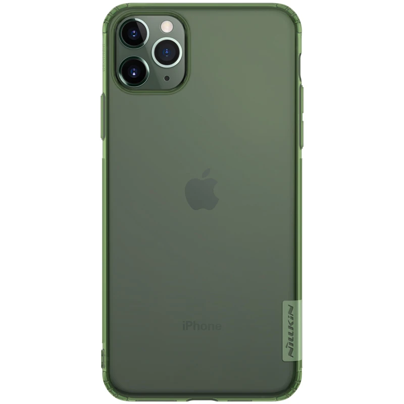 Для iphone 11 Pro Max чехол Nillkin серии Nature прозрачный мягкий чехол из ТПУ для Apple iphone 11/11 PRO/11 PRO MAX чехол - Цвет: Зеленый