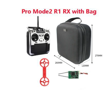 Перемычка T16 Pro Hall Gimba l16CH с открытым исходным кодом мультипротокол радио передатчик JP4-in-1 RF R1 R8 Rx защитный чехол сумка - Цвет: Mode2 with bag R1 RX