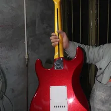 Фабрика custom shop новейшие пользовательские конфеты Apple Red ST электрогитара HAI 4