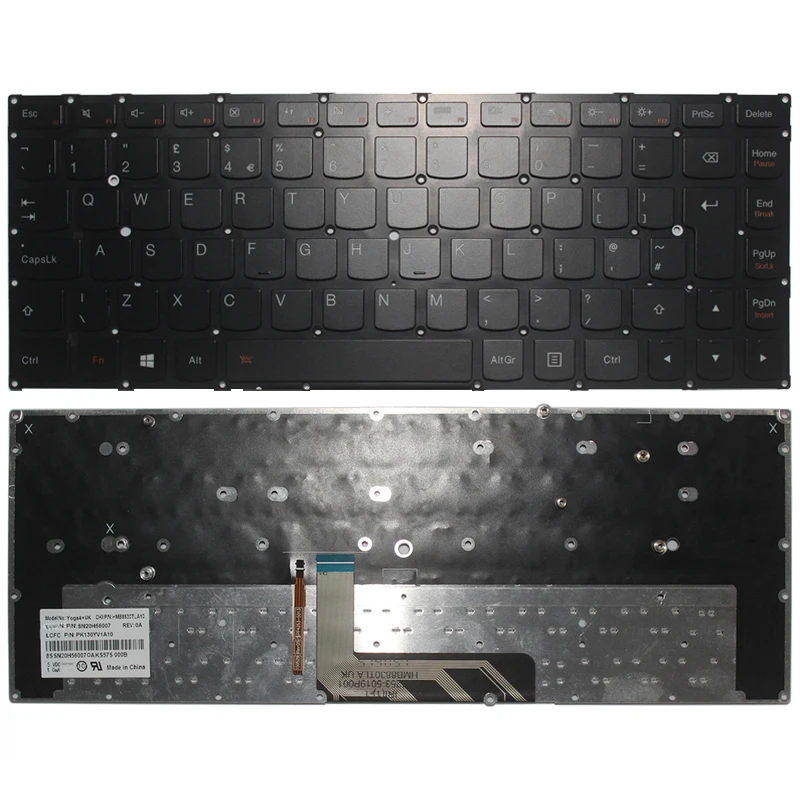 

Новая английская клавиатура для Lenovo ThinkPad Yoga 4 PRO Yoga 900, клавиатура для ноутбука с подсветкой