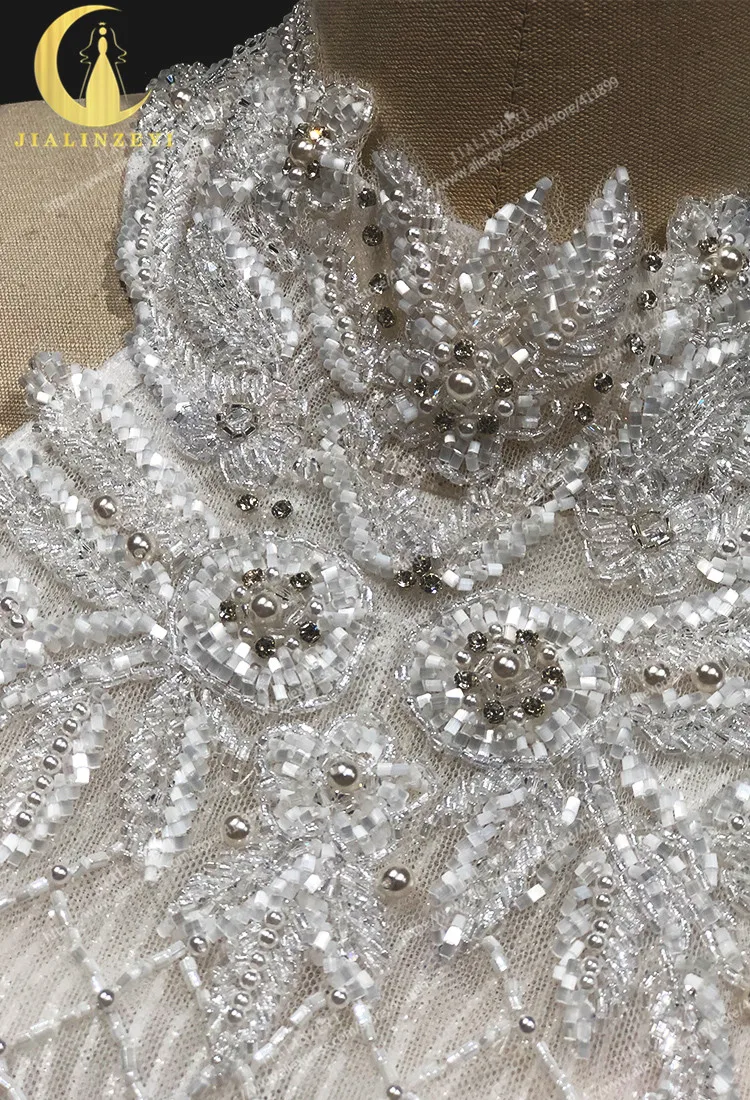 Rine real Halter full Beads сексуальное с открытой спиной с юбкой-годе сексуальное Новое поступление Свадебные платья Свадебное платье