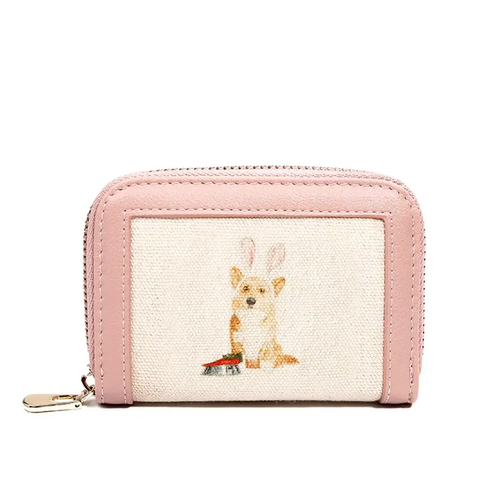 

Card Clip Wallet Female PU Leather Wallet Matte Wallet Short Cartera Mujer Cute Multi-card Female Wallet