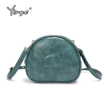 

YBYT oil wax leather small bags for women new vintage women shoulder crossbody bag hotsale simple girl clutch bag bolsas feminia