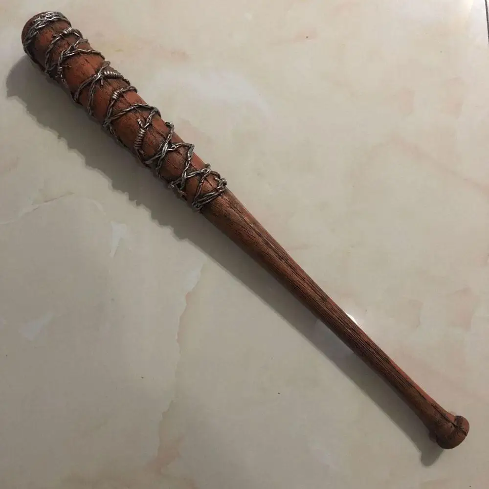 Cosplay Prop 33inch The Walking Dead Tool Negan Pu Baseball Bat Softball Bit Stick 1:1 Outdoor Indoor Party Game Fun Sport