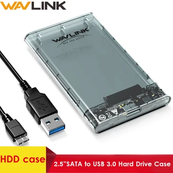 

Wavlink HDD/SSD case SATA to USB 3.0 Hard Drive Box for 2.5" HDD SSD up to 2TB 5Gbps External HDD Enclosure UASP protocol Case