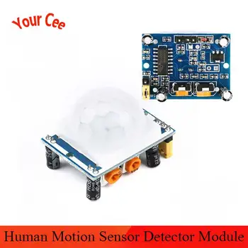 

10pcs HC-SR501 Adjust IR Pyroelectric Infrared PIR Human Motion Sensor Detector Module DC 5V - 20V