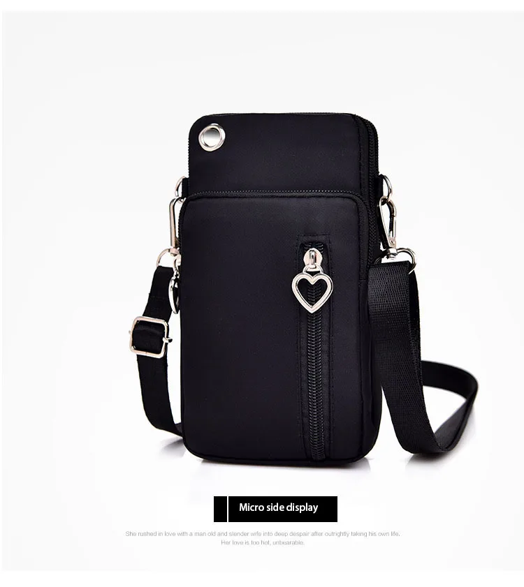 Universal Mobile Phone Bag For Samsung/iPhone/Huawei/HTC/LG Case Wallet Outdoor Sport Arm Purse Shoulder Bag Women Phone Pouch