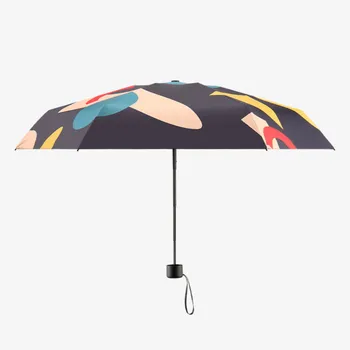 

Fashion Rain Umbrella UV Protection Creative Folding Waterproof Pocket Auto Open Close Umbrellas Parapluie Gift Ideas EC50YS